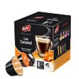 Café René Café Caramel package and pod for Dolce Gusto
